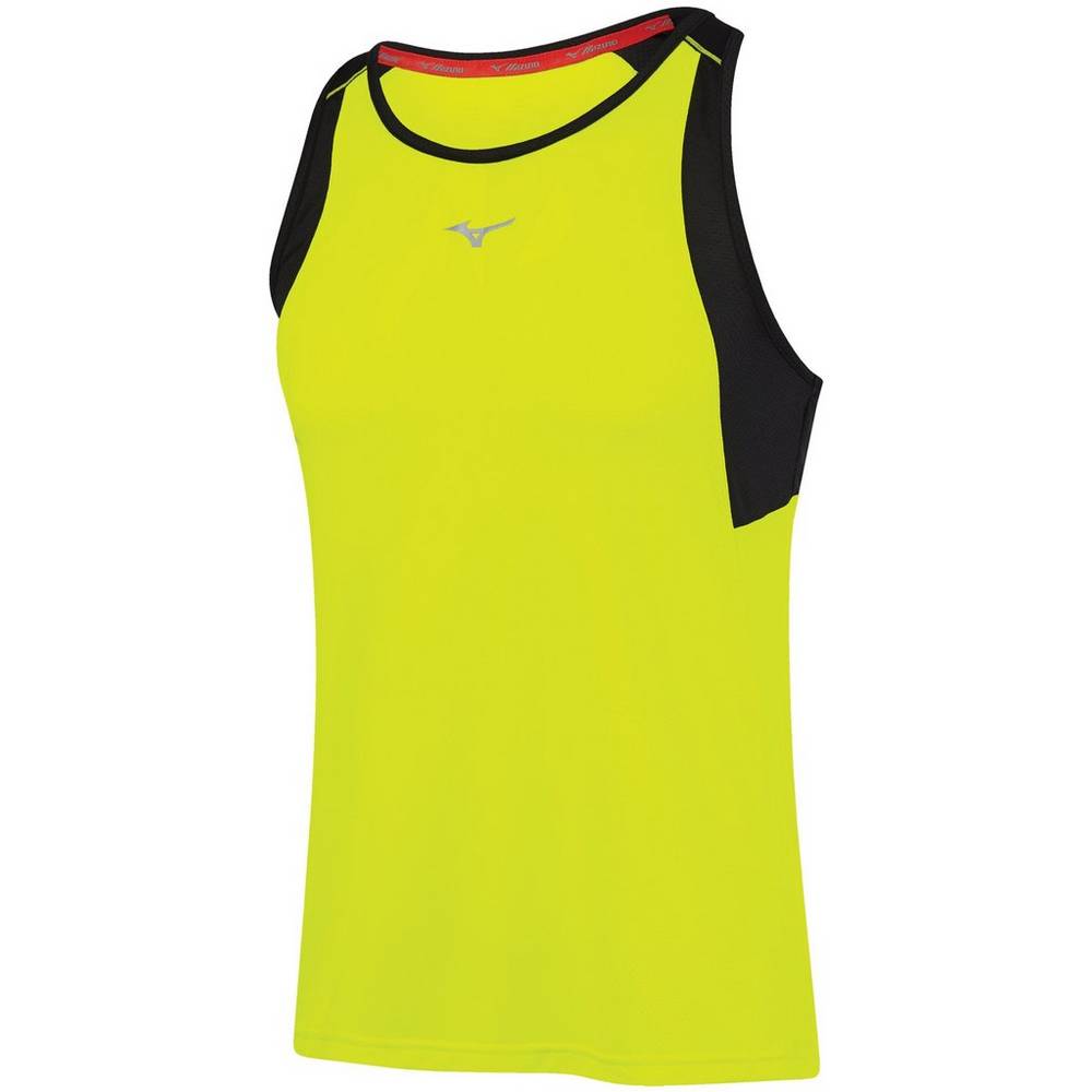 Canotta Mizuno Singlet Alpha Vent Uomo - Gialle/Nere - 25308-VUGD